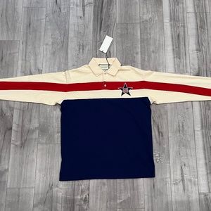 Gucci Long Sleeve Rugby Striped Shirt